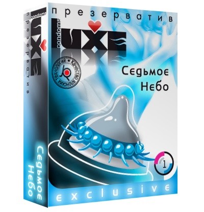 Презерватив LUXE  Exclusive  Седьмое небо  - 1 шт. - Luxe - купить с доставкой в Нижневартовске