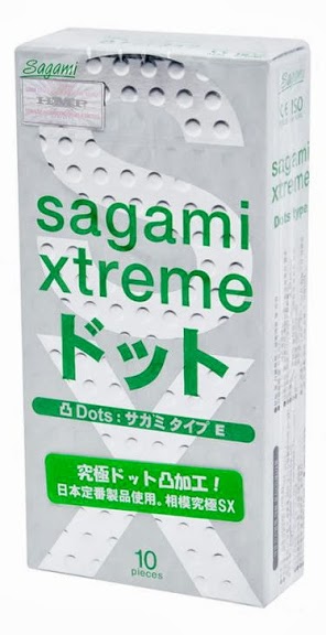 Презервативы Sagami Xtreme Type-E с точками - 10 шт. - Sagami - купить с доставкой в Нижневартовске