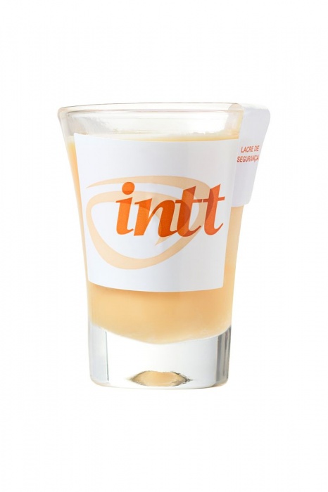 Массажная свеча для поцелуев Peach с ароматом персика - 30 гр. - INTT - купить с доставкой в Нижневартовске