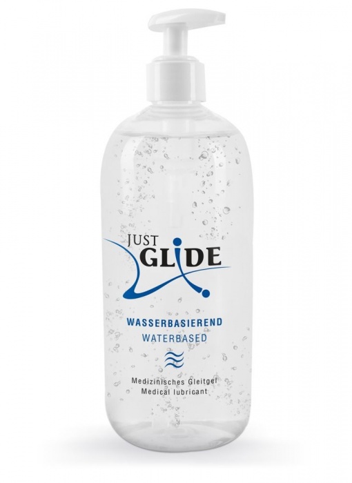 Гель-смазка на водной основе Just Glide с дозатором - 500 мл. - Orion - купить с доставкой в Нижневартовске