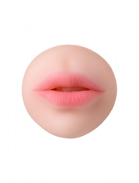 Телесный двусторонний мастурбатор Pretty Mouth - ротик и вагина - ToyFa - в Нижневартовске купить с доставкой