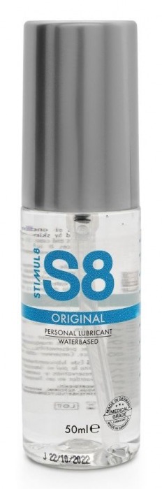 Универсальный лубрикант на водной осноdе S8 Original Lube - 50 мл. - Stimul8 - купить с доставкой в Нижневартовске