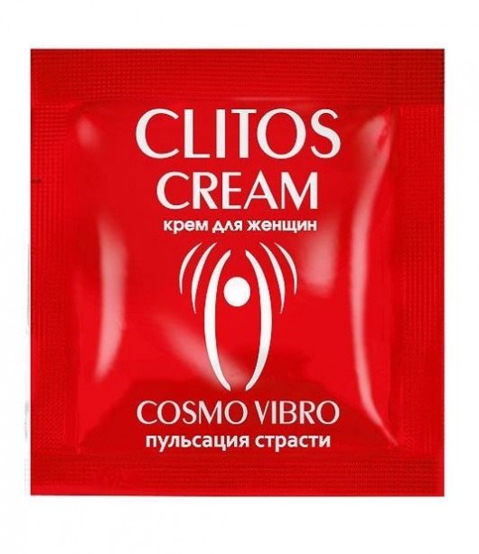 Пробник возбуждающего крема для женщин Clitos Cream - 1,5 гр. - Биоритм - купить с доставкой в Нижневартовске