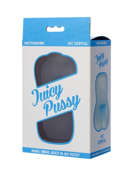 Прозрачный реалистичный мастурбатор Juicy Pussy Hot Crystal - ToyFa - в Нижневартовске купить с доставкой