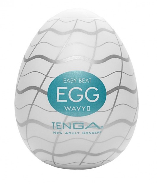 Мастурбатор-яйцо EGG Wavy II - Tenga - в Нижневартовске купить с доставкой