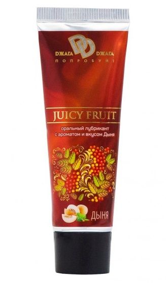 Интимный съедобный лубрикант JUICY FRUIT с ароматом дыни - 30 мл. - БиоМед - купить с доставкой в Нижневартовске