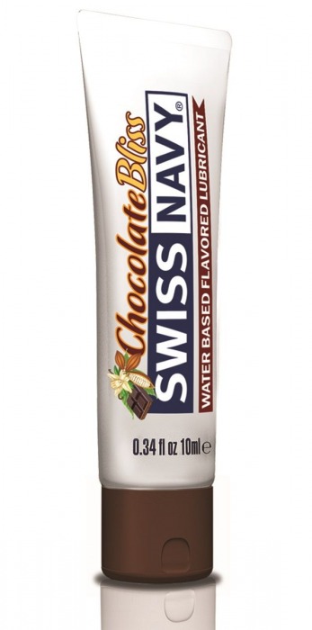 Лубрикант с ароматом шоколада Swiss Navy Chocolate Bliss Lube - 10 мл. - Swiss navy - купить с доставкой в Нижневартовске