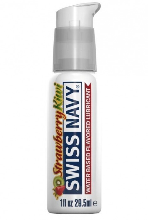 Лубрикант Swiss Navy Strawberry Kiwi Lube с ароматом клубники и киви - 29,5 мл. - Swiss navy - купить с доставкой в Нижневартовске