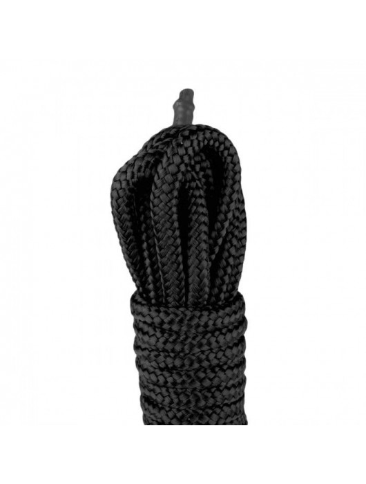 Черная веревка для бондажа Easytoys Bondage Rope - 5 м. - Easy toys - купить с доставкой в Нижневартовске
