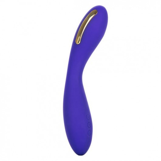 Фиолетовый вибратор с электростимуляцией Intimate E-Stimulator Wand - 21,5 см. - California Exotic Novelties - купить с доставкой в Нижневартовске