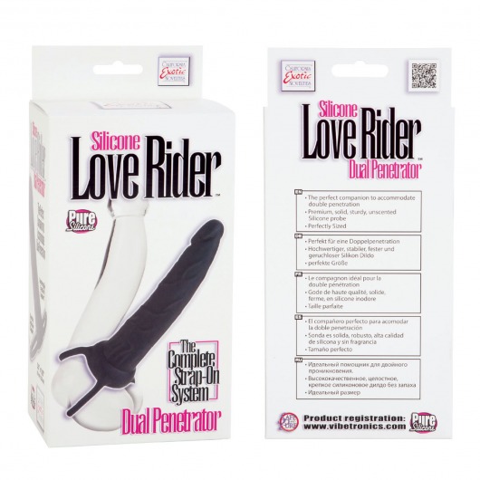 Насадка на пенис Silicone Love Rider Dual Penetrator для двойного проникновения - 14 см. - California Exotic Novelties - в Нижневартовске купить с доставкой