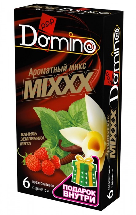 Ароматизированные презервативы DOMINO  Ароматный микс  - 6 шт. - Domino - купить с доставкой в Нижневартовске