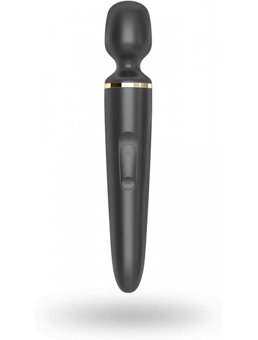 Черный вибратор Satisfyer Wand-er Woman - Satisfyer