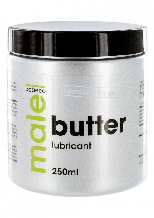 Анальный лубрикант MALE Cobeco Butter Lubricant - 250 мл. - Cobeco - купить с доставкой в Нижневартовске