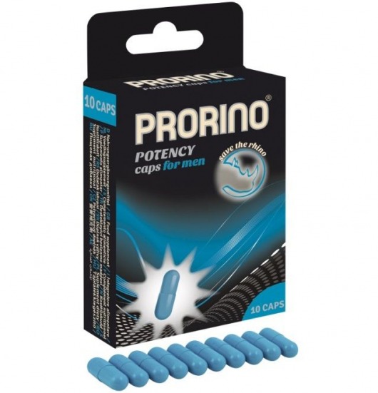 БАД для мужчин ero black line PRORINO Potency Caps for men - 10 капсул - Ero - купить с доставкой в Нижневартовске