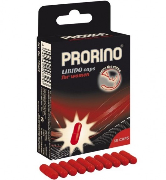 БАД для женщин ero black line PRORINO Libido Caps - 10 капсул - Ero - купить с доставкой в Нижневартовске