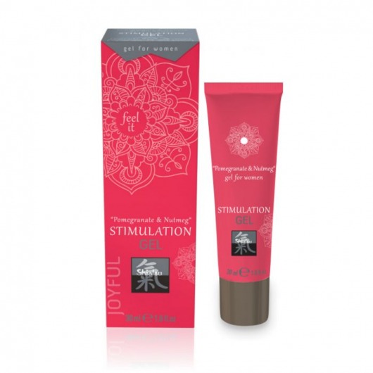 Возбуждающий интимный гель для двоих STIMULATION GEL Pomegranate   Nutmeg - 30 мл. - Shiatsu - купить с доставкой в Нижневартовске