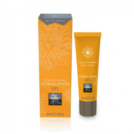 Возбуждающий интимный гель STIMULATION GEL Ginger   Cinnamon - 30 мл. - Shiatsu - купить с доставкой в Нижневартовске