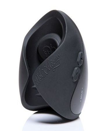 Черный инновационный мужской вибратор PULSE SOLO ESSENTIAL - Hot Octopuss - в Нижневартовске купить с доставкой