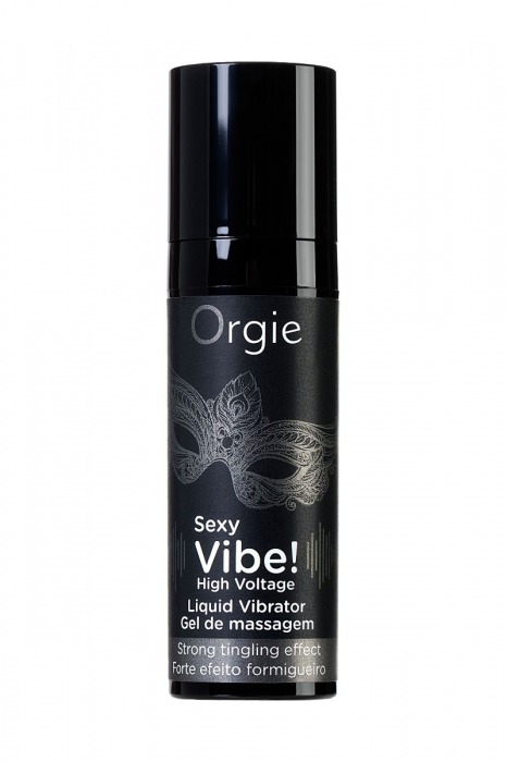 Гель для массажа ORGIE Sexy Vibe High Voltage с эффектом вибрации - 15 мл. - ORGIE - купить с доставкой в Нижневартовске