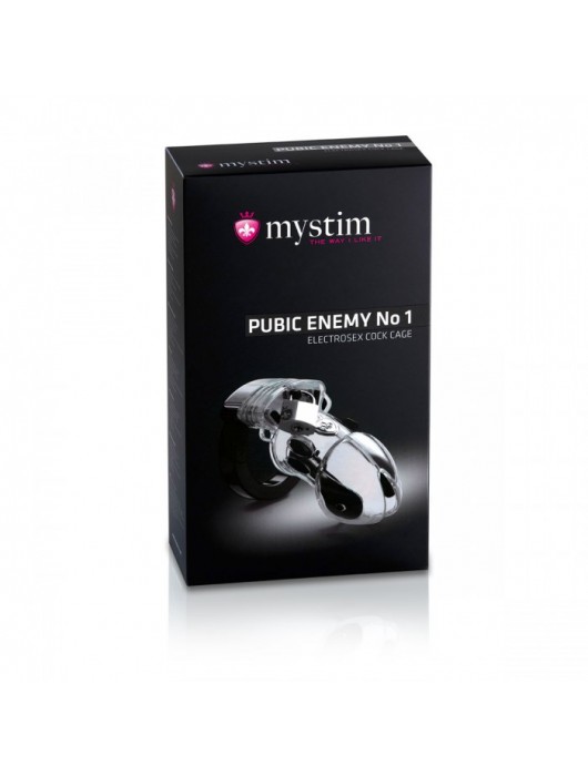 Пояс верности с электростимуляцией Pubic Enemy №1 - MyStim - купить с доставкой в Нижневартовске