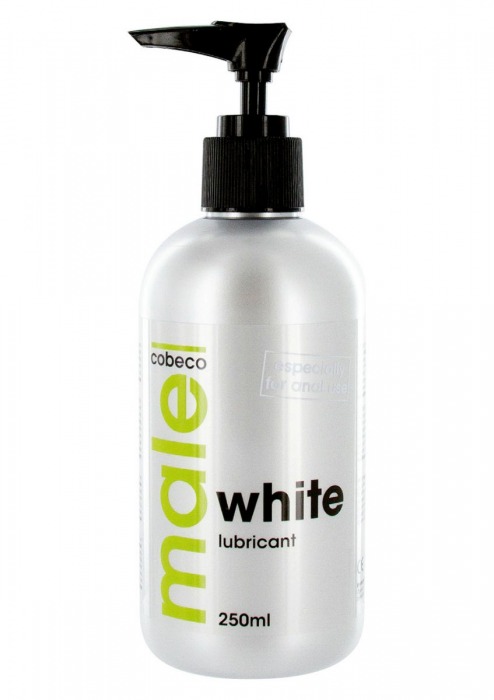 Анальная смазка на водной основе MALE Cobeco White Lubricant - 250 мл. - Cobeco - купить с доставкой в Нижневартовске