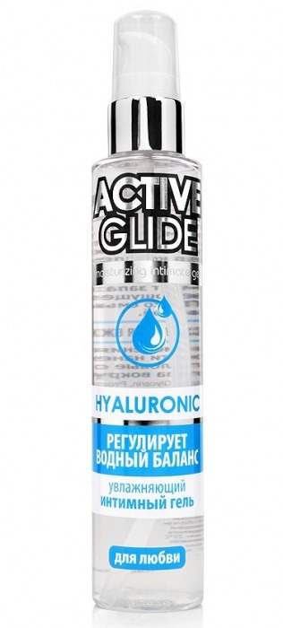 Увлажняющий интимный гель Active Glide Hyaluronic - 100 гр. - Биоритм - купить с доставкой в Нижневартовске