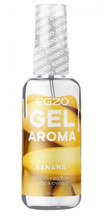 Интимный лубрикант EGZO AROMA с ароматом банана - 50 мл. - EGZO - купить с доставкой в Нижневартовске