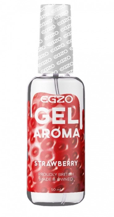 Интимный лубрикант EGZO AROMA с ароматом клубники - 50 мл. - EGZO - купить с доставкой в Нижневартовске