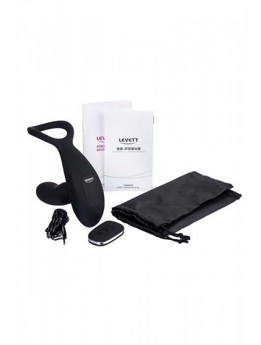 Черный стимулятор простаты Maud с вибрацией - Levett - в Нижневартовске купить с доставкой