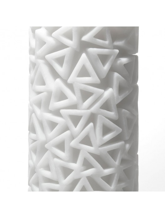 Белый 3D мастурбатор PILE - Tenga - в Нижневартовске купить с доставкой