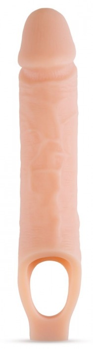 Телесный реалистичный фаллоудлинитель 10 Inch Silicone Cock Sheath Penis Extender - 25,4 см. - Blush Novelties - в Нижневартовске купить с доставкой