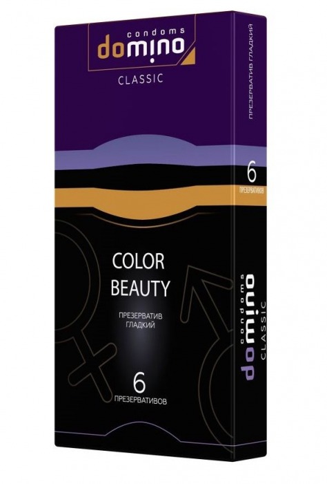 Разноцветные презервативы DOMINO Colour Beauty - 6 шт. - Domino - купить с доставкой в Нижневартовске