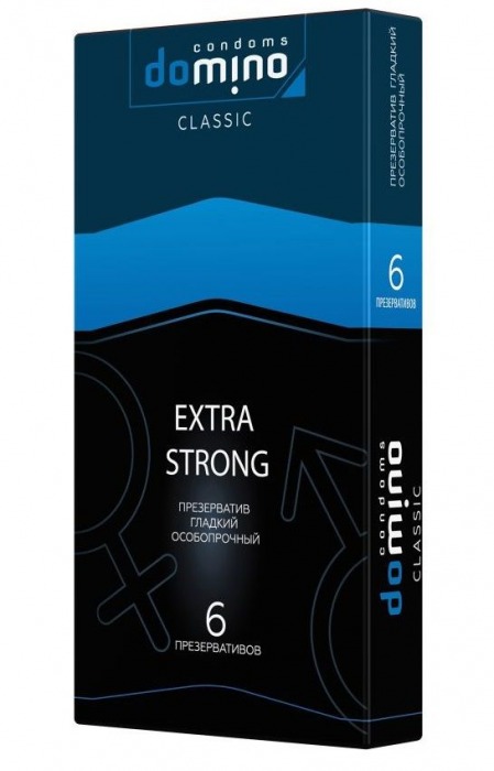 Суперпрочные презервативы DOMINO Extra Strong - 6 шт. - Domino - купить с доставкой в Нижневартовске