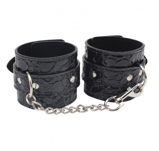 Черные наручники Be good Wrist Cuffs - Chisa - купить с доставкой в Нижневартовске