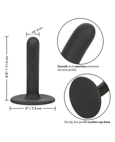 Черный анальный стимулятор Boundless 4.5” Slim Probe - 11,5 см. - California Exotic Novelties - купить с доставкой в Нижневартовске