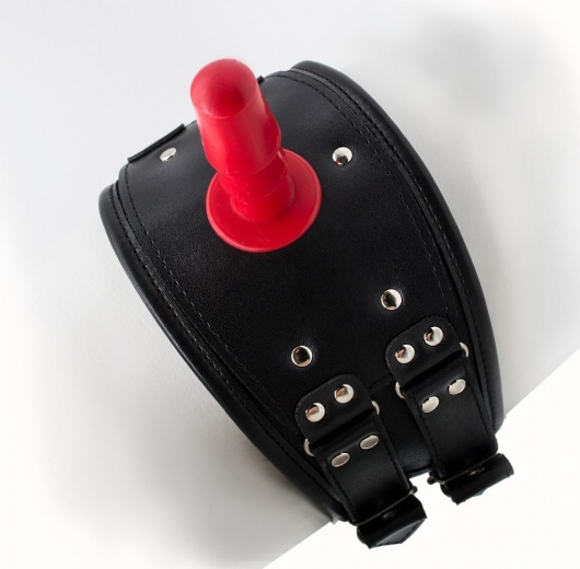 Черный пояс на бедро  Люкс  с телесной насадкой - LOVETOY (А-Полимер) - купить с доставкой в Нижневартовске