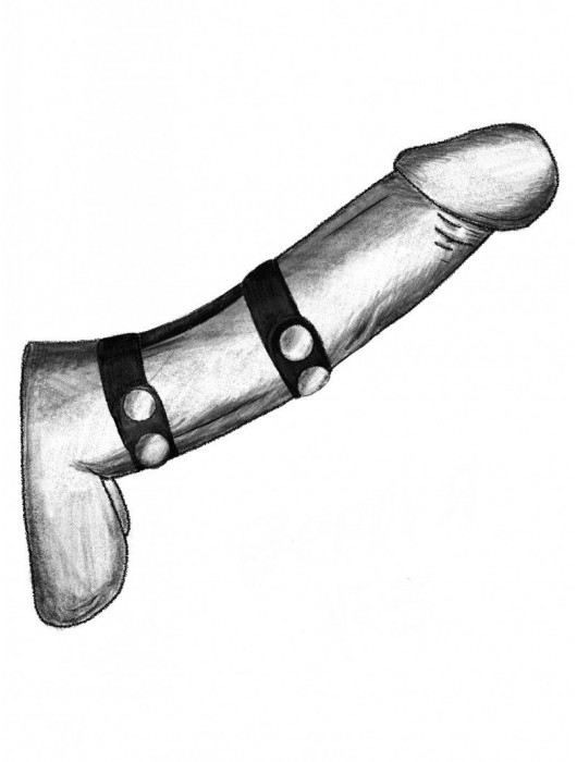 Черная двойная утяжка на кнопках - Джага-Джага - в Нижневартовске купить с доставкой