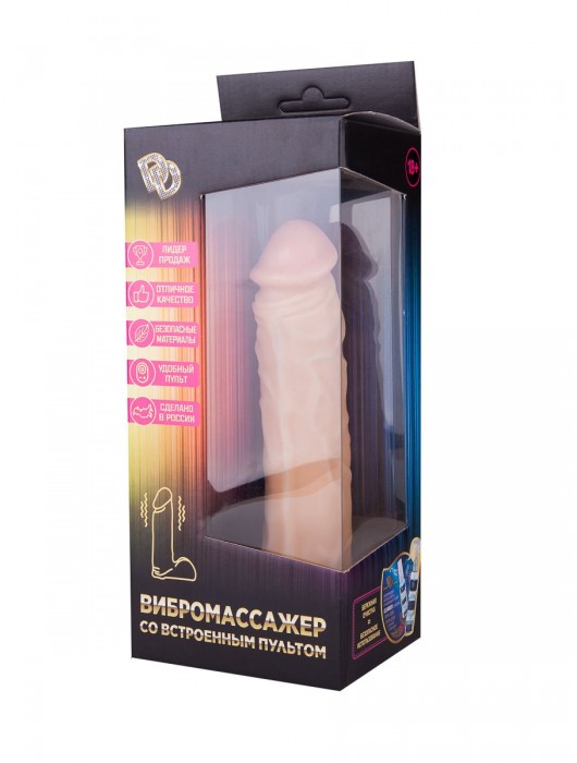 Вибратор-имитатор члена №9 - 20 см. - Джага-Джага