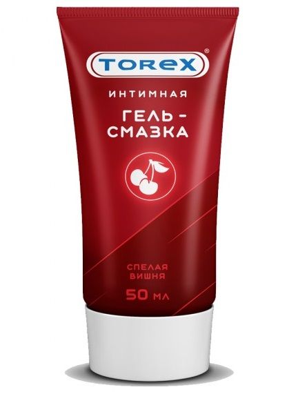 Смазка на водной основе TOREX  Спелая вишня  - 50 мл. - Torex - купить с доставкой в Нижневартовске