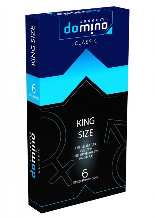 Презервативы увеличенного размера DOMINO Classic King size - 6 шт. - Domino - купить с доставкой в Нижневартовске