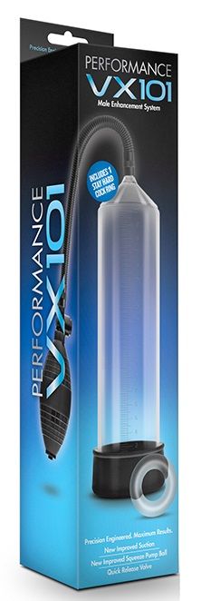 Прозрачная вакуумная помпа VX101 Male Enhancement Pump - Blush Novelties - в Нижневартовске купить с доставкой