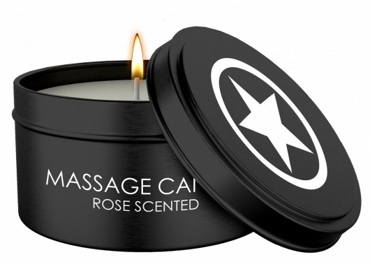 Массажная свеча с ароматом розы Massage Candle - Shots Media BV - купить с доставкой в Нижневартовске