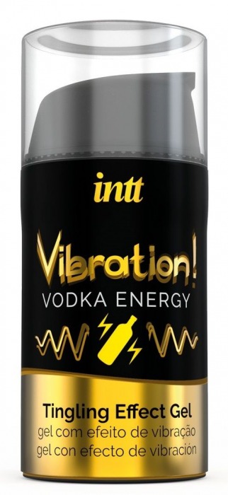 Жидкий интимный гель с эффектом вибрации Vibration! Vodka Energy - 15 мл. - INTT - купить с доставкой в Нижневартовске