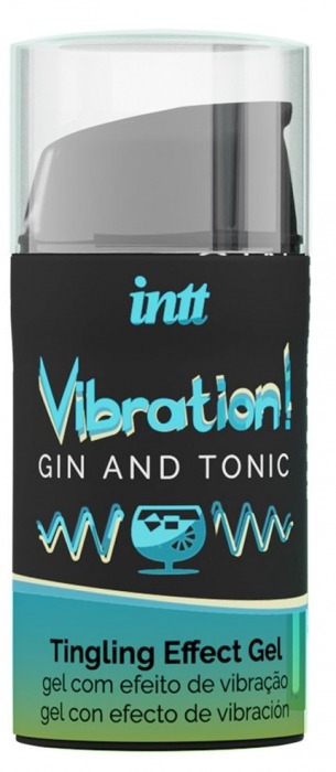 Жидкий интимный гель с эффектом вибрации Vibration! Gin   Tonic - 15 мл. - INTT - купить с доставкой в Нижневартовске