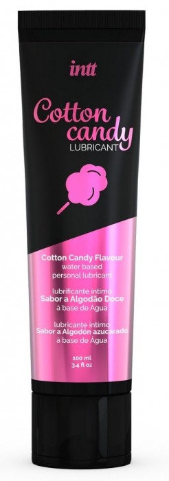 Интимный гель на водной основе Cotton Candy Lubricant - 100 мл. - INTT - купить с доставкой в Нижневартовске