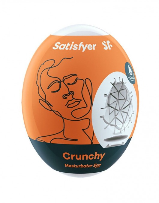 Мастурбатор-яйцо Satisfyer Crunchy Mini Masturbator - Satisfyer - в Нижневартовске купить с доставкой