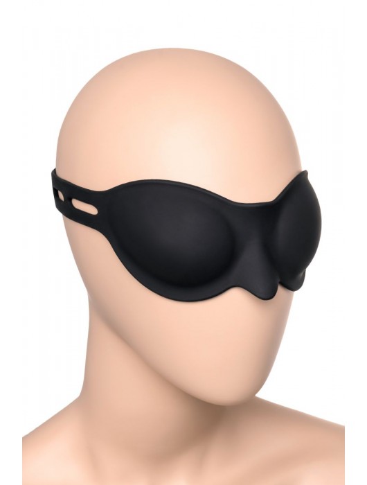 Черная плотная силиконовая маска - ToyFa - купить с доставкой в Нижневартовске