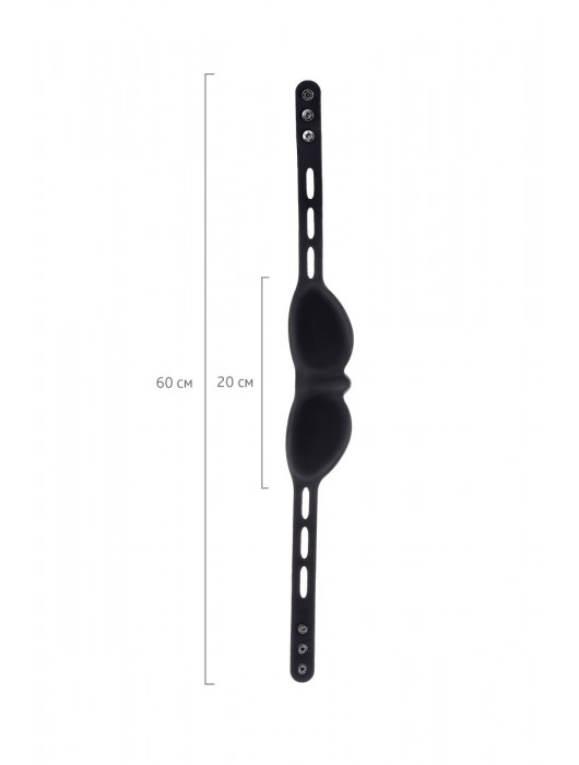 Черная плотная силиконовая маска - ToyFa - купить с доставкой в Нижневартовске