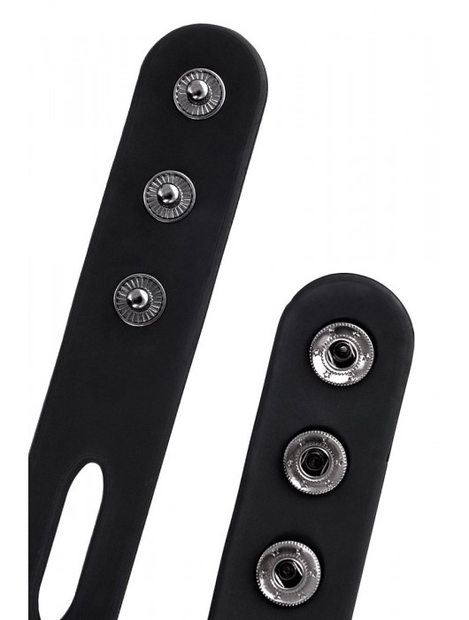 Черная плотная силиконовая маска - ToyFa - купить с доставкой в Нижневартовске